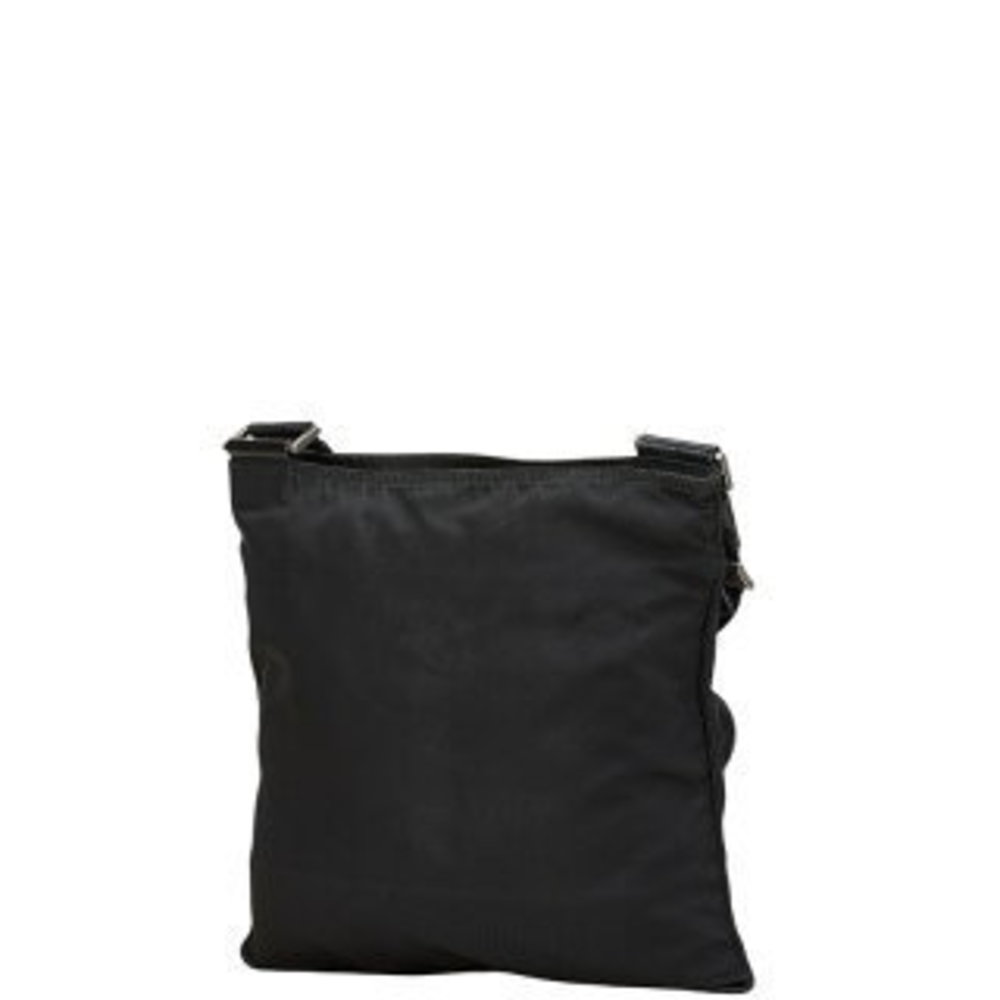 Prada Triangular Skull Shoulder Bag Black Nylon L… - image 2